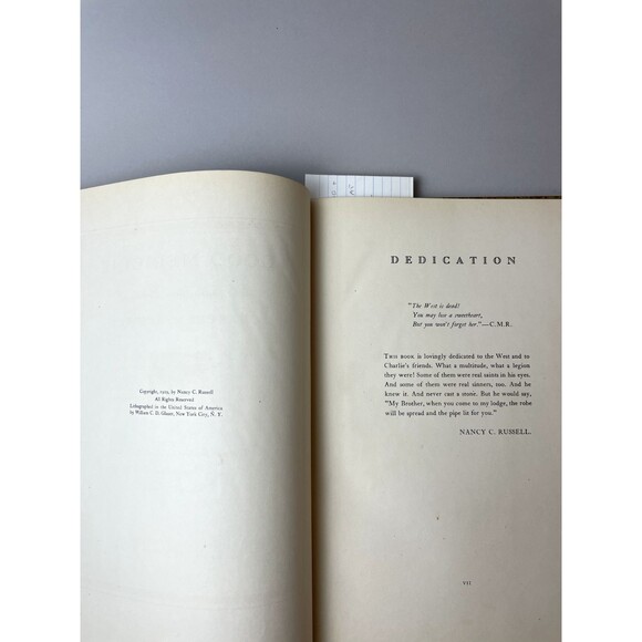 Charles M. Russell - Good Medicine - 1929 First Trade Edition - Picture 6 of 13